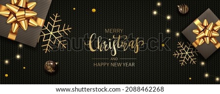 Similar – Image, Stock Photo Snowflake on black knit