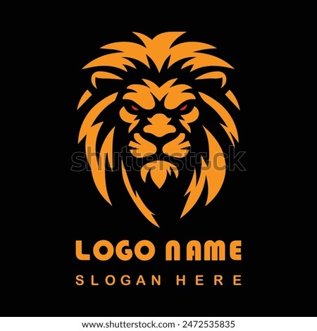 Angry Lion Face Logo With Vector File