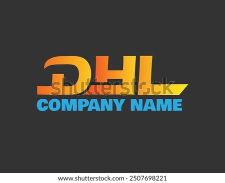 DHL logo design, company logo design, logo design idea