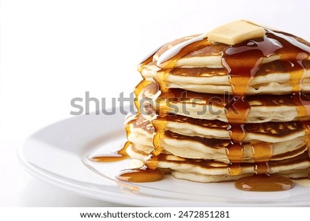 Similar – Image, Stock Photo A stack of buttermilk pancakes