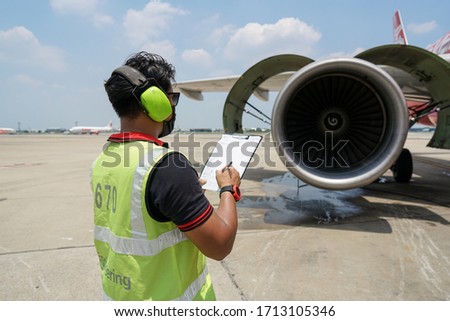 Similar – Image, Stock Photo final inspection