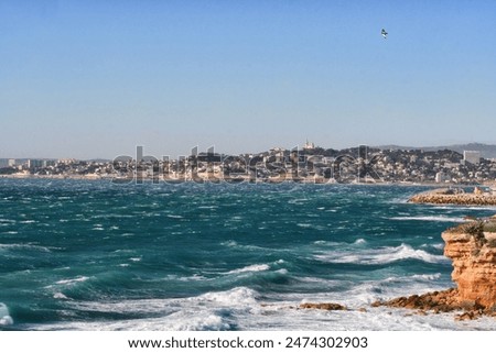 Similar – Image, Stock Photo Houses in Marseille