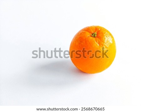 Similar – Image, Stock Photo unpeeled round ripe orange mandarin