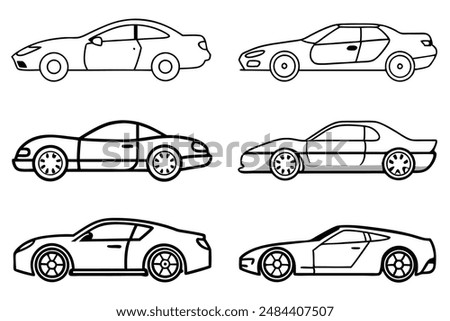 Sports Car Line Art Nature Inspired Artistic Car Drawing