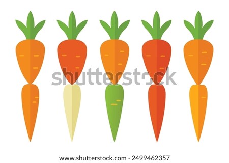 Carrot Color Art Illustration Brilliance