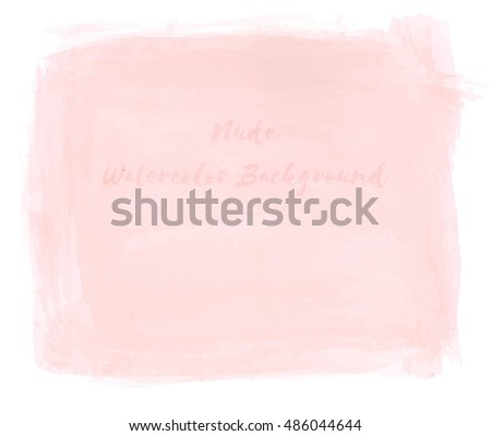 Vector Nude Watercolor Background Shutterstock