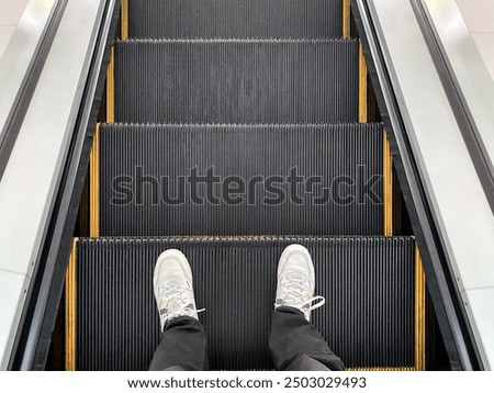 Similar – Foto Bild Rolltreppe am Eingang zu U-Bahn und S-Bahn bei Sonnenschein am Bahnhof Zoo in der Hauptstadt Berlin in Deutschland