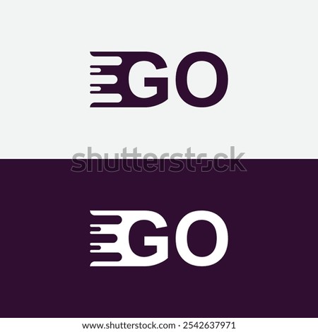 EGO creative minimalist letter logo. EGO unique vector initials alphabet letter logo design
