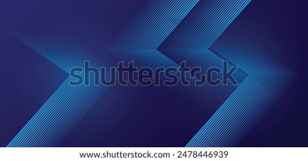 Futuristic abstract background with overlap layer. Future technology concept. Modern geometric shapes lines design elements. Glowing blue lines.