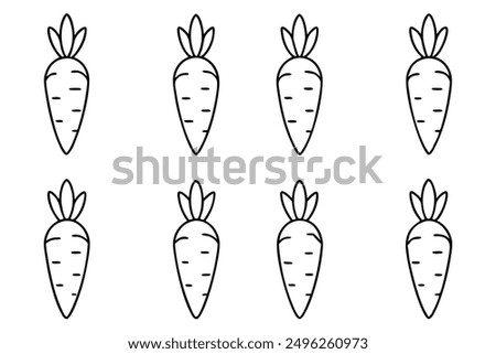 Carrot Contours Contemporary Carrot Charm