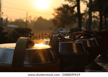 Similar – Image, Stock Photo Sun in lamp bowl