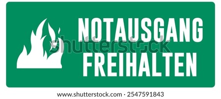 Similar – Foto Bild Schild Ausfahrt freihalten an Tor