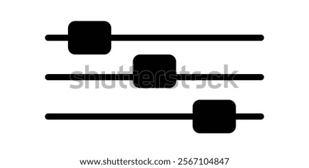 Triple Slider Control: Interface Design Element