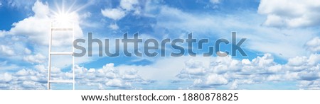 Similar – Image, Stock Photo Sky ladder