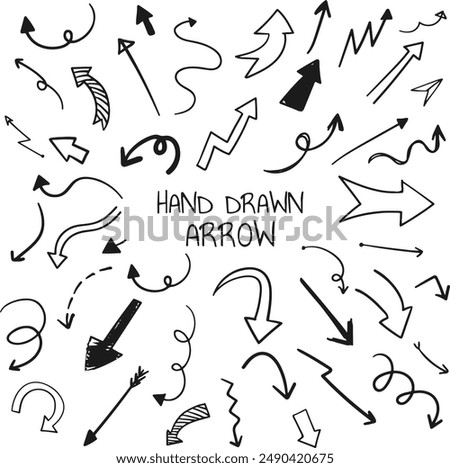 Set of arrows. Vector set of various black arrows Arrows vector. (Arrow Icons) Set of Arrows for your daily work.