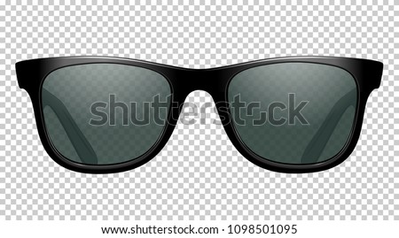 sun glasses vector illustration realistic Stock foto © 