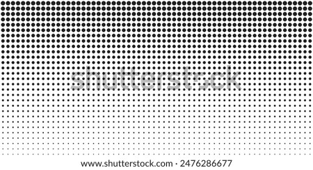 Dot pattern seamless background. Polka dot pattern template Monochrome dotted texture modern seamless