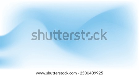 Aesthetic clear blue sky set. Summer season blue pastel colored vertical vector banner. Blurred sky gradient background. Simple soft light backdrop. Gradient template design 