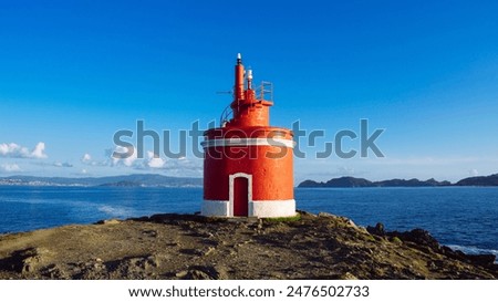 Similar – Image, Stock Photo Landscape of lighthouse in Iceland