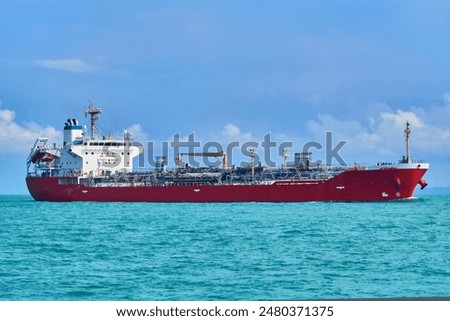 Similar – Image, Stock Photo Frontal view of cruise ship in the port of Hamburg