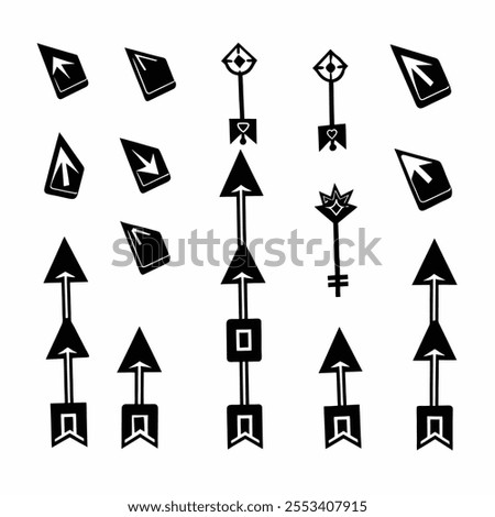 Different as many arrow key sets