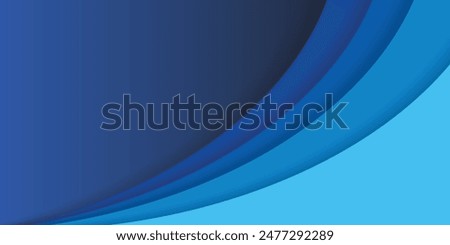 Abstract blue glowing geometric lines on dark blue background. Modern shiny blue circle lines pattern. Futuristic technology concept. Suit for cover, poster, banner, brochure, header, website