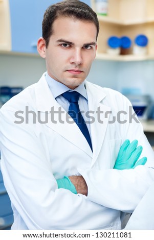 Portrait of a friendly doctor