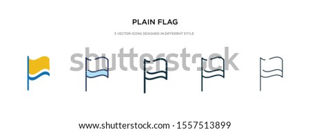 plain flag icon in different style vector illustration. two colored and black plain flag vector icons designed in filled, outline, line and stroke style can be used for web, mobile, ui