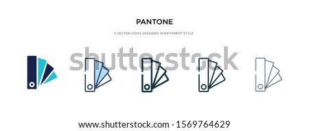 pantone icon in different style vector illustration. two colored and black pantone vector icons designed in filled, outline, line and stroke style can be used for web, mobile, ui