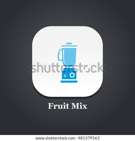 fruit max blue icon