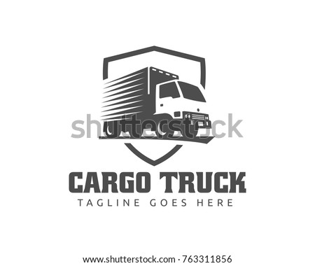 A template of Truck Logo, cargo, delivery, Logistic