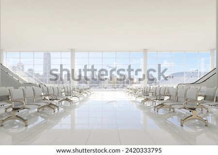 Similar – Foto Bild Zeitgenössische Flughafen-Terminalhalle.