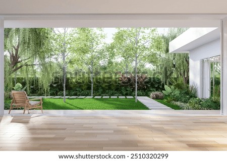 Similar – Image, Stock Photo Room for ideas Garden