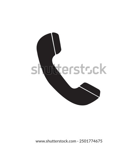 Contact us.Telephone, communication. icon in flat style. Vector illustration.Telephone symbol. icon telephone call. Phone on white background.Vector illustration