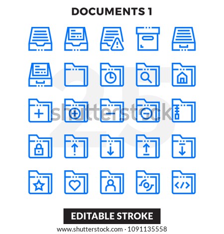 Dashed Outline Icons Pack for UI. Editable Stroke. Pixel perfect thin line vector icon set for web design and website application.