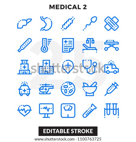 Dashed Outline Icons Pack for UI. Editable Stroke. Pixel perfect thin line vector icon set for web design and website application.