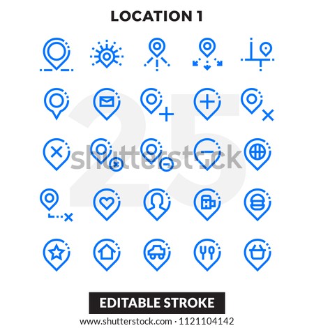 Dashed Outline Icons Pack for UI. Editable Stroke. Pixel perfect thin line vector icon set for web design and website application.