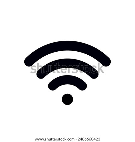 Wifi NEt icon ,Internet Icon With Black Line , Internet logo in black coloure