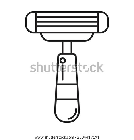 razor icon vector on white background