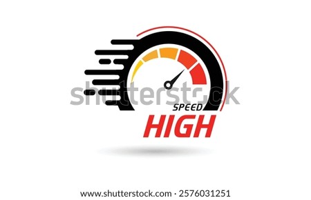 Vector high speed icon design
