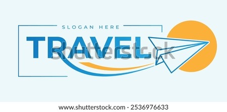 Travel logo. tour and travel agency logo design. template vector for your company or business