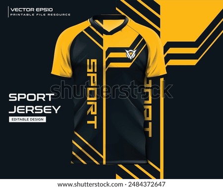 jersey mockup template. modern sharp design for jersey soccer motocross and cycling. Vector eps file