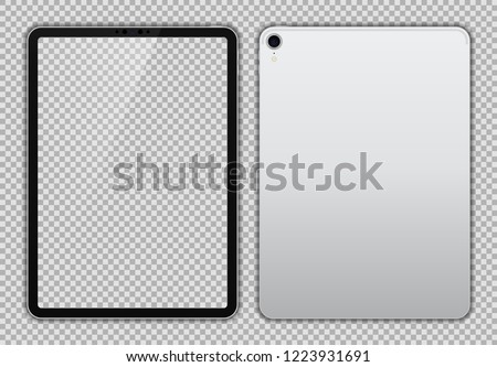 White Drawing Pad or Tablet Isolated.