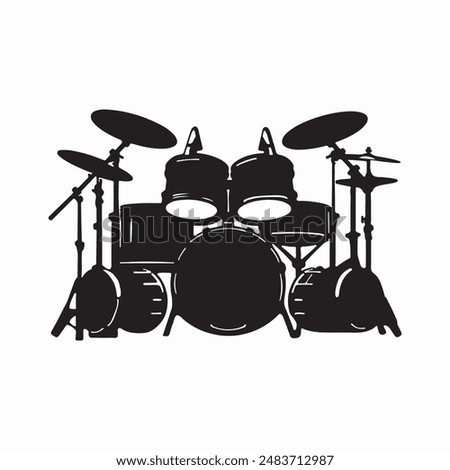 A drum is a musical instrument that you hit with your hands or sticks. It consists of a hollow body called a shell, covered by a stretched membrane known as the drumhead or drum skin. 