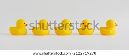 Similar – Image, Stock Photo The duck stands on the ice and drinks the cold water