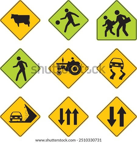 traffic sign, rhombus, diamond road sign, yellow, instruction, transport, urban, sign, icon, street, road, traffic, illustration, preventive, transportation, alert, attention, caution, road sign, road