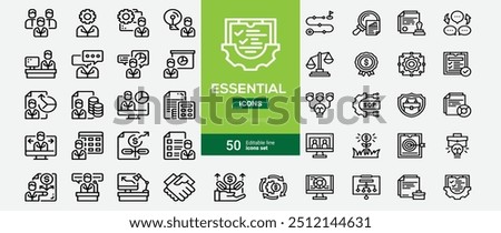 Sorting vector line icons. Simple outline symbols. Sort and filter data concepts. Vector sorting icons set