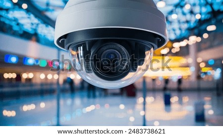 Image, Stock Photo surveillance camera