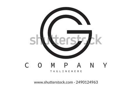 GC logo letter design on luxury background. CG logo monogram initials letter concept. GC icon logo design. CG elegant and Professional letter icon design on black background. G C CG GC