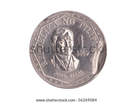 Defective Philippine Coin Stock Photo 56269084 : Shutterstock